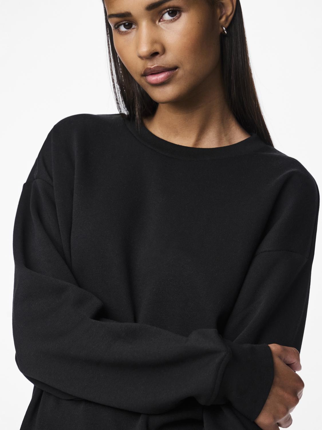 PCCHILLI Crewneck Sweatshirt - Black